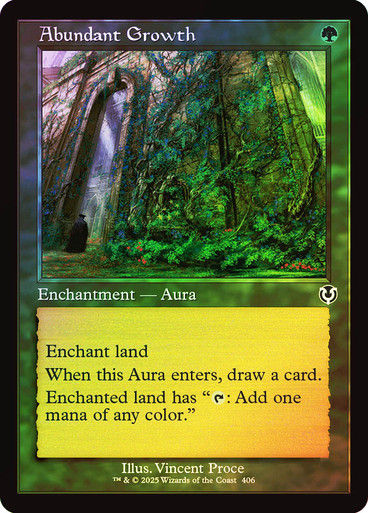 Abundant Growth (INR) (406) / Foil Retro