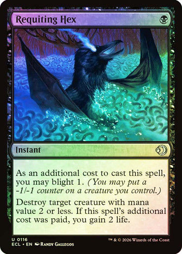 Requiting Hex (ECL) (116) / Foil