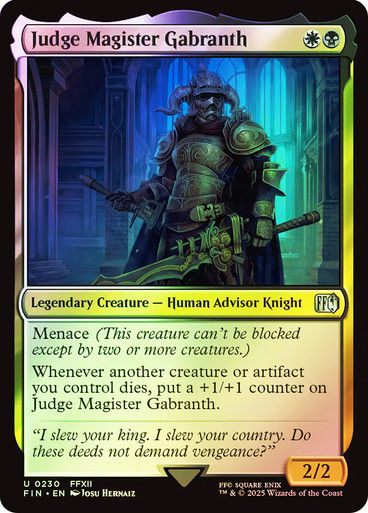 Judge Magister Gabranth (FIN) (230) / Foil