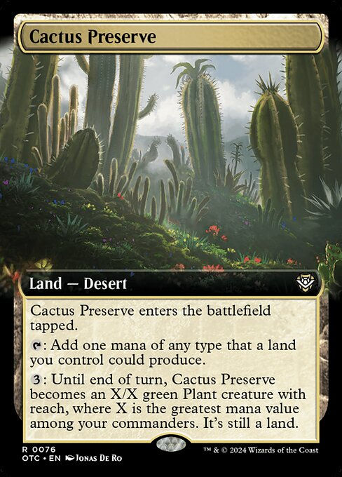 Cactus Preserve (otc) (76) / Extended Art