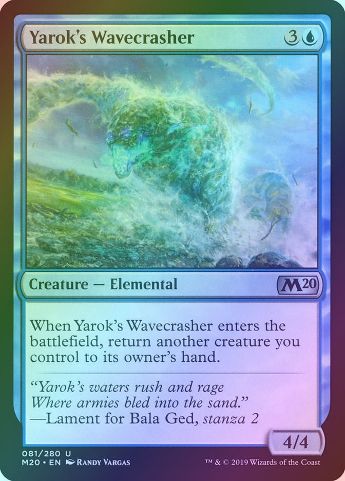 Yarok's Wavecrasher (M20) (81) / Foil
