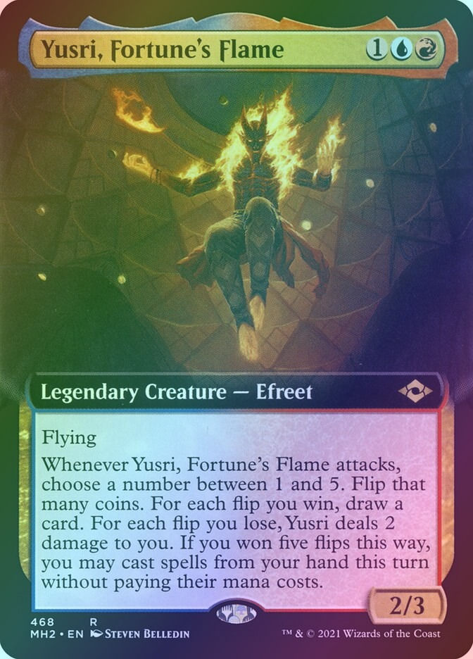 Yusri, Fortune's Flame (MH2) (468) / Extended Art / Foil
