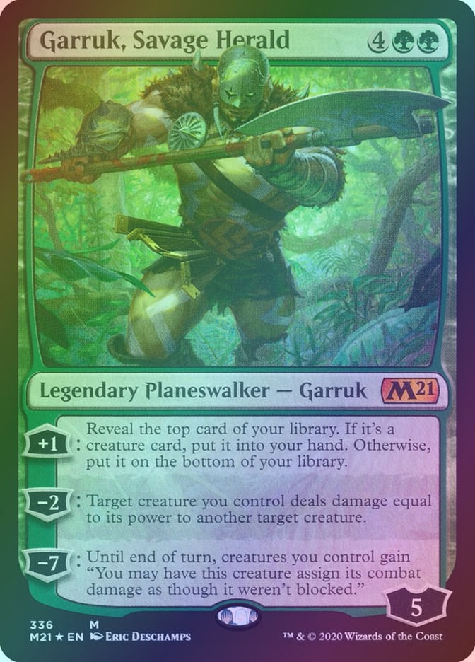 Garruk, Savage Herald (M21) (336) / Foil