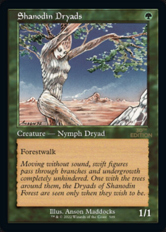 Shanodin Dryads (30a) / Retro Frame