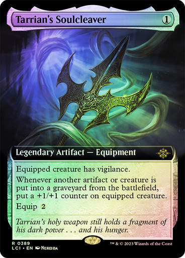 Tarrian's Soulcleaver (lci) / Extended Art / Foil