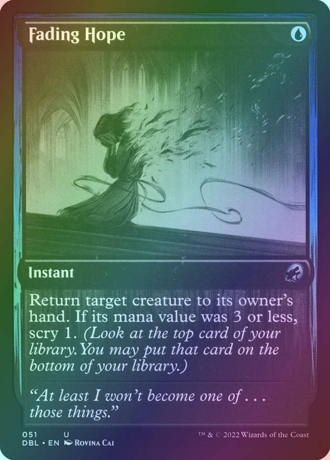 Fading Hope (DBL) (51) / Foil
