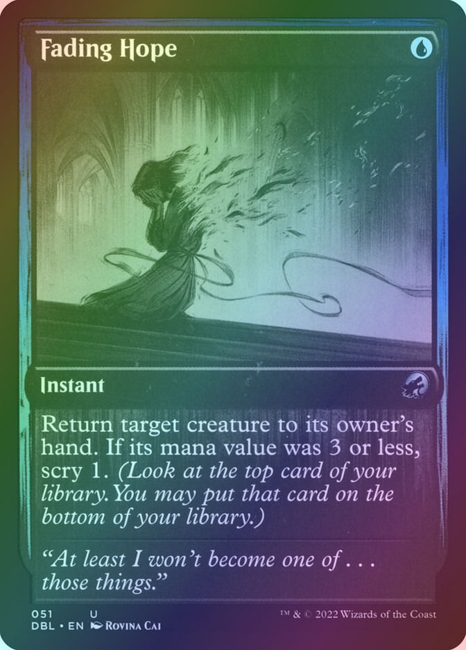 Fading Hope (DBL) (51) / Foil