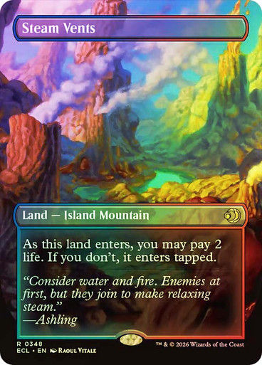 Steam Vents // Steam Vents (ECL) (348) / Borderless / Foil