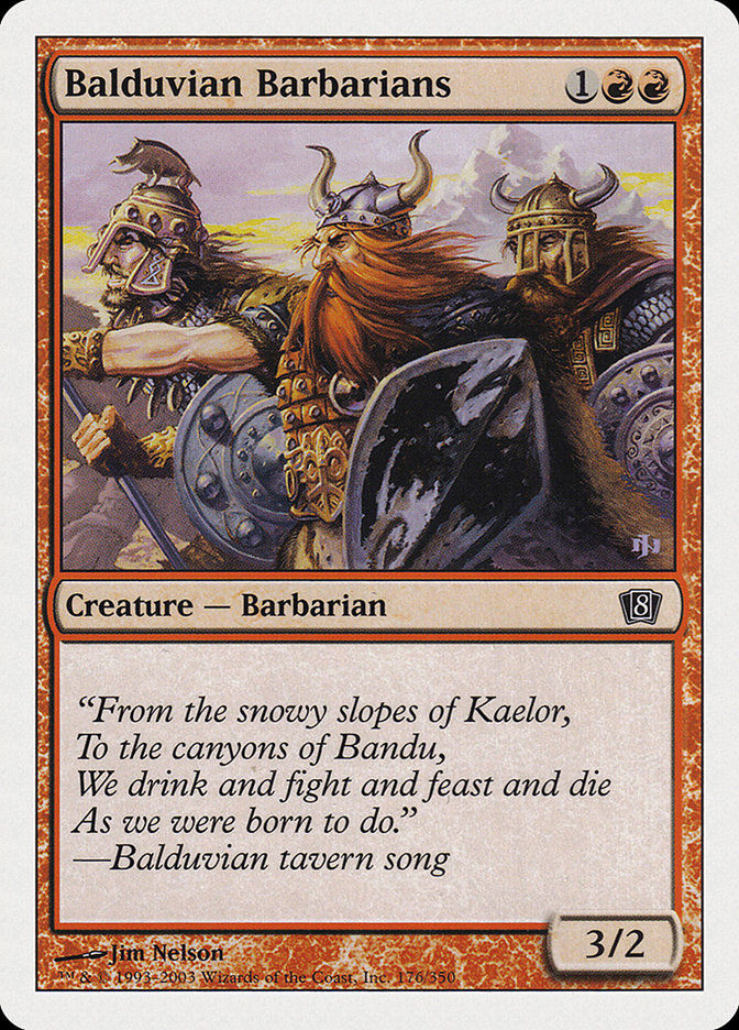 Balduvian Barbarians (8ED) (176)