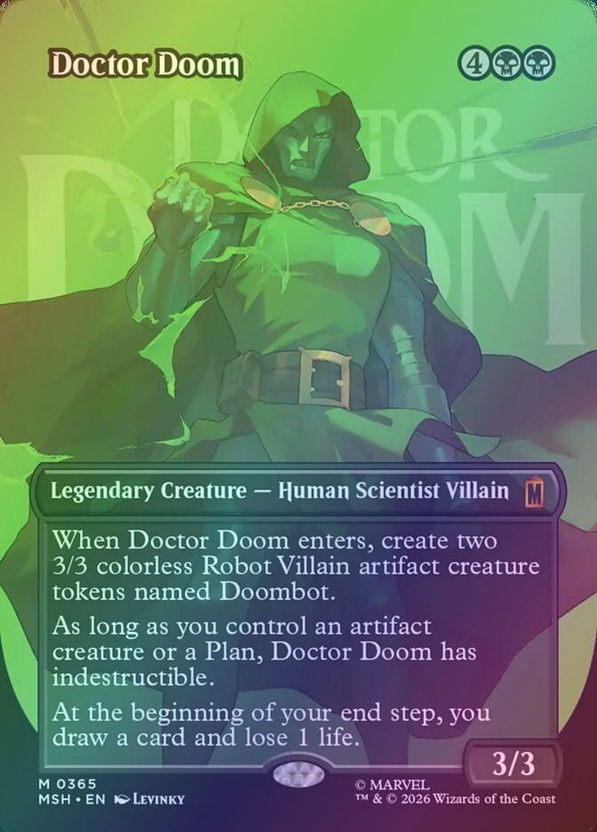 Doctor Doom (MSH) (365) / Borderless / Foil