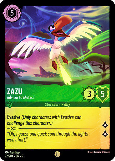 Zazu - Advisor to Mufasa (LOR_SHS) / Foil
