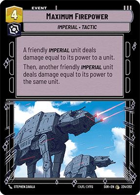 Maximum Firepower (SOR_#234/252)