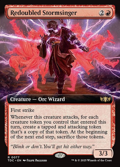Redoubled Stormsinger (TDC) (77) / Extended Art