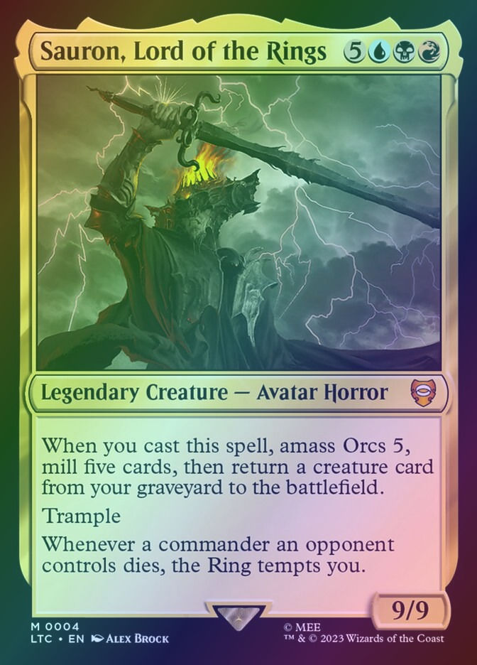 Sauron, Lord of the Rings (LTC) (4) / Foil