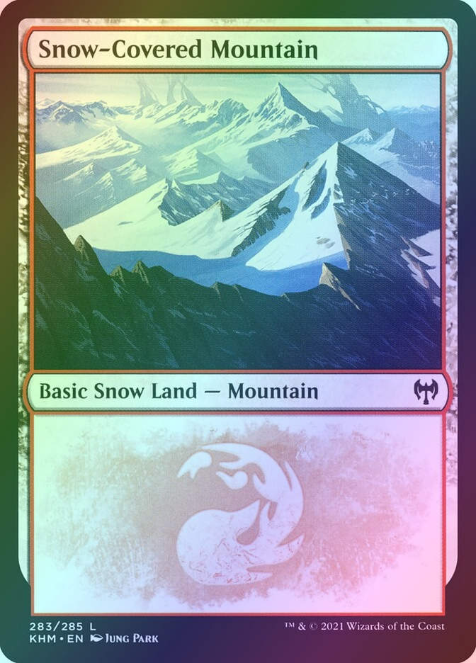 Snow-Covered Mountain (KHM) (283) / Foil