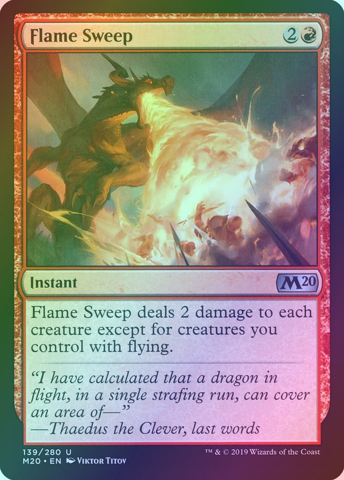 Flame Sweep (M20) (139) / Foil