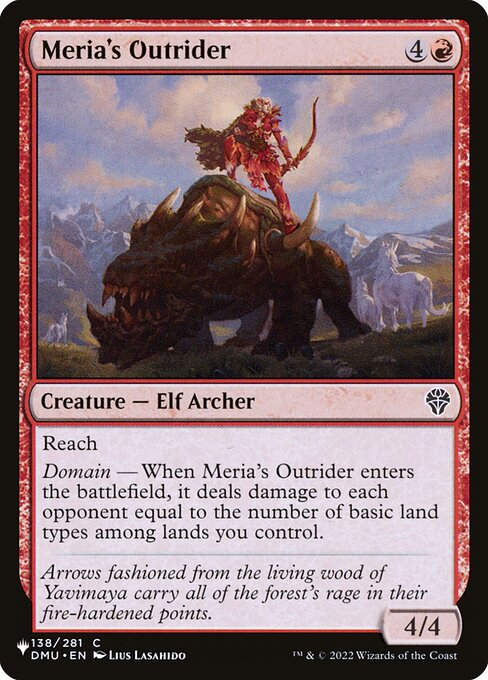 Meria's Outrider (PLST) (DMU-138)