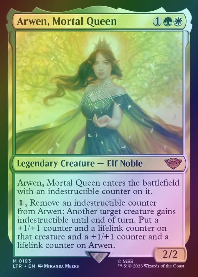 Arwen, Mortal Queen (LTR) (193) / Foil
