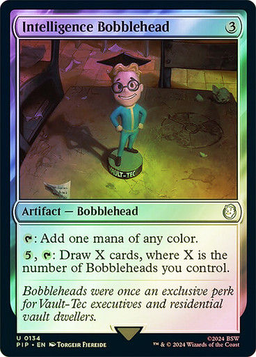 Intelligence Bobblehead (pip) (134) / Foil