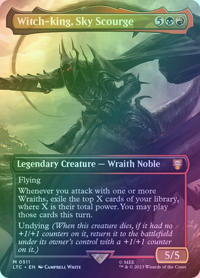 Witch-king, Sky Scourge (LTC) (511) / Borderless / Foil