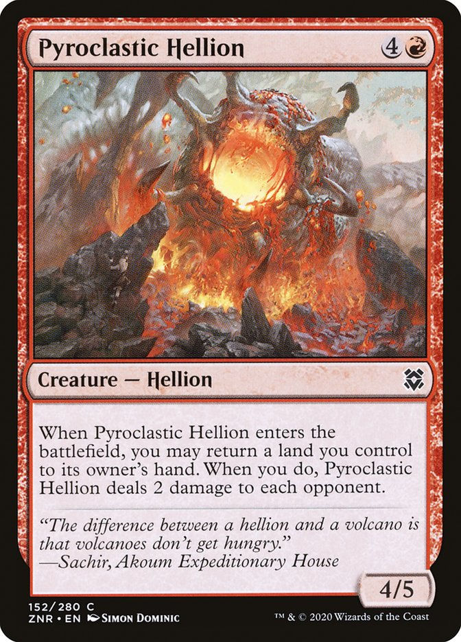 Pyroclastic Hellion (ZNR) (152)