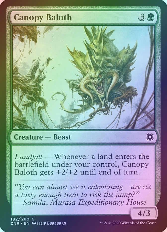 Canopy Baloth (ZNR) (182) / Foil