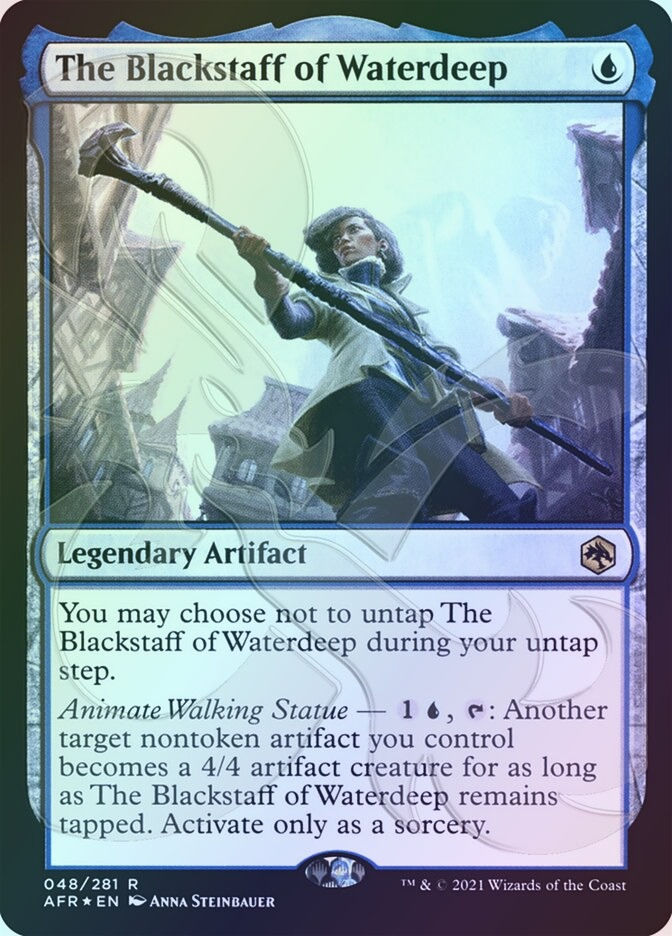 The Blackstaff of Waterdeep (PAFR) (48a) / Embossed Foil