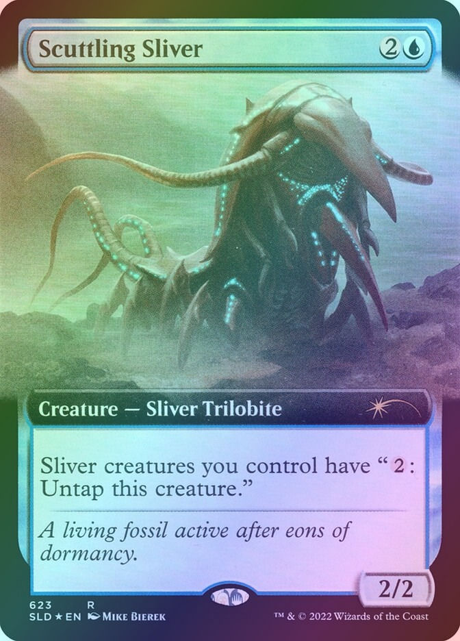 Scuttling Sliver (SLD) (623) / Extended Art / Foil