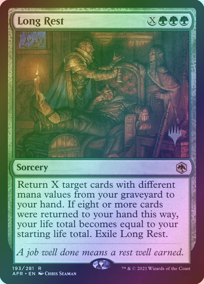 Long Rest (PAFR) (193p) / Foil