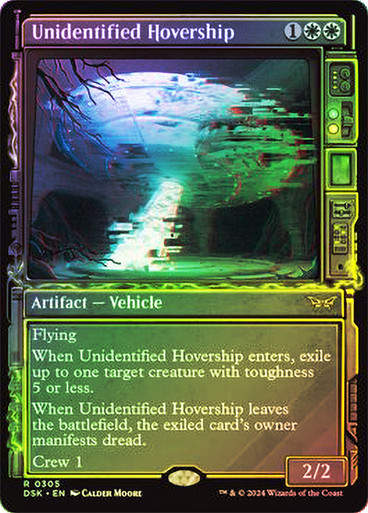 Unidentified Hovership (DSK) (305) / Foil / Showcase