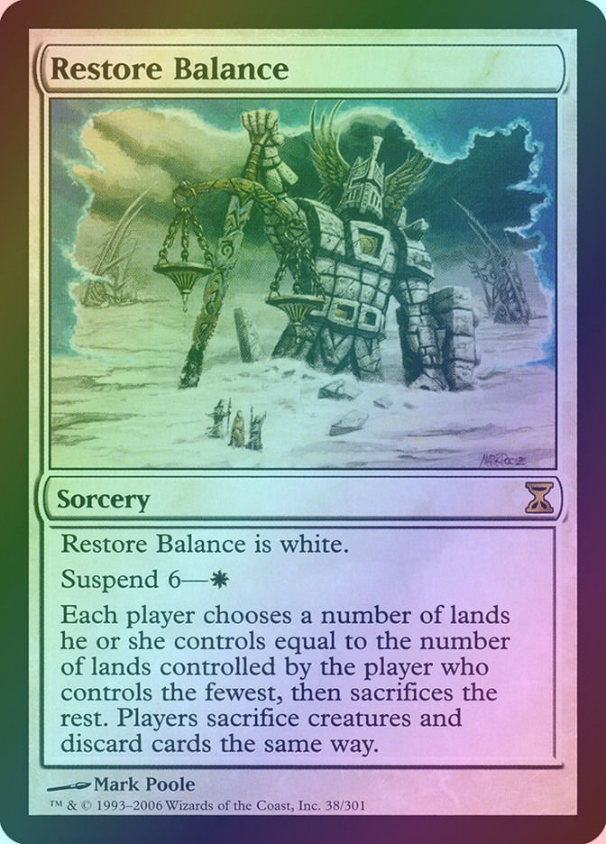 Restore Balance (TSP) (38) / Foil