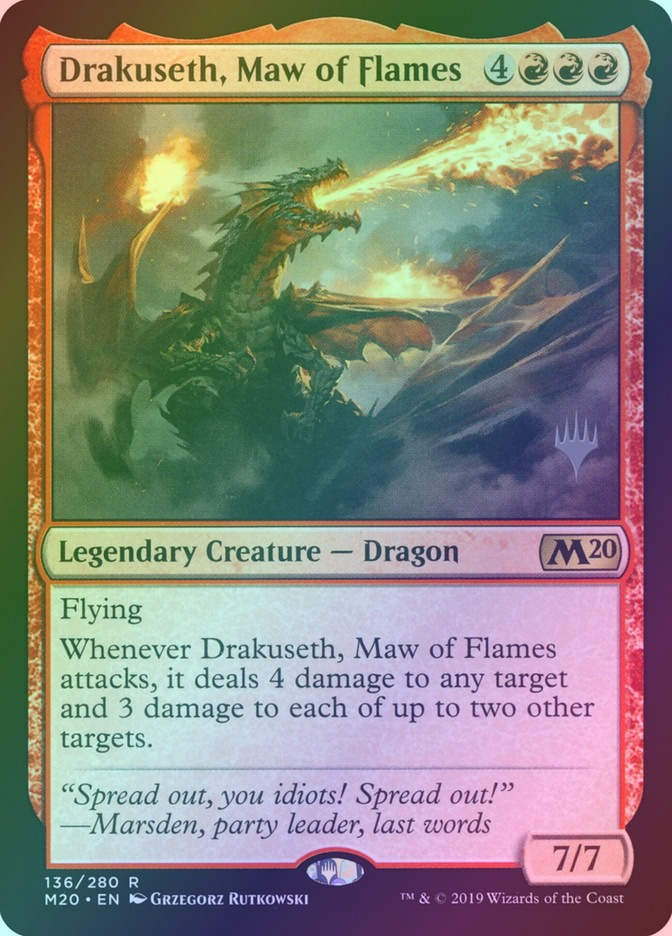 Drakuseth, Maw of Flames (PM20) (136p) / Foil