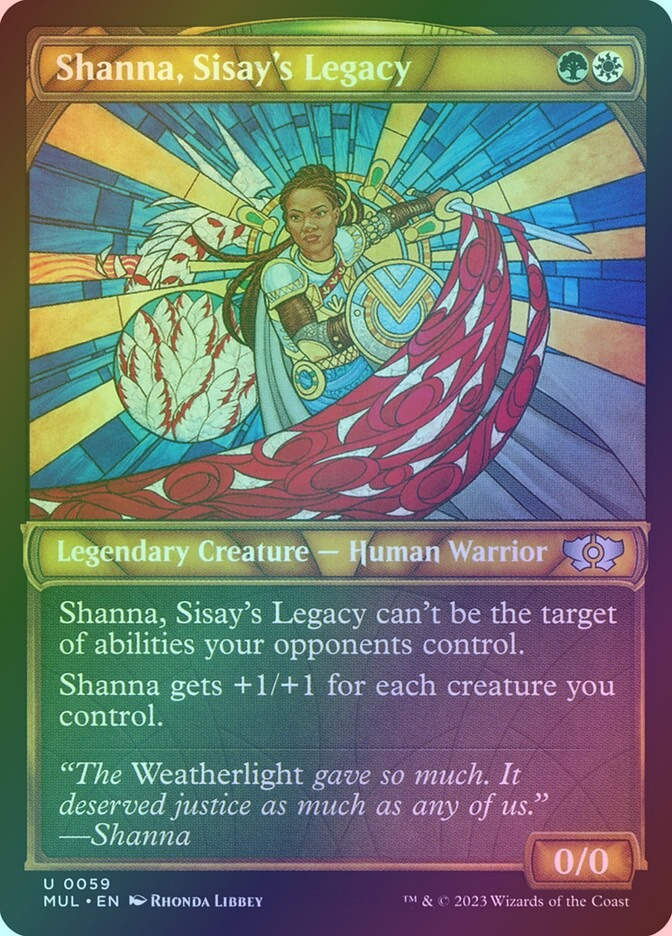 Shanna, Sisay's Legacy (MUL) (59) / Showcase / Foil