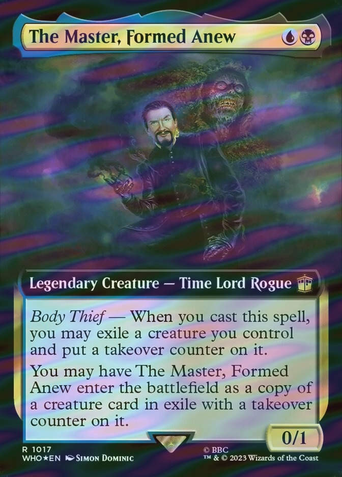 The Master, Formed Anew (WHO) (1017) / Extended Art / Surge Foil