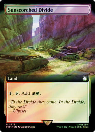 Sunscorched Divide (pip) (973) / Extended Surge Foil