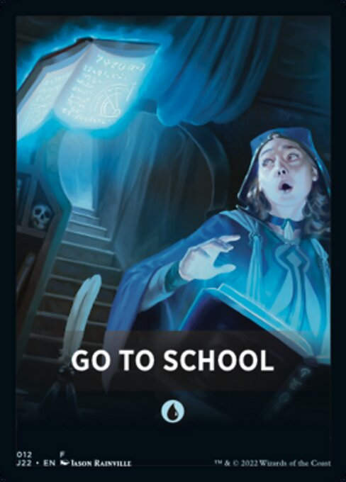 Go to School (fj22) / Front Cards Token
