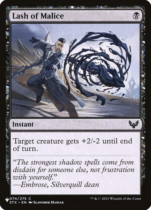 Lash of Malice (PLST) (STX-74)