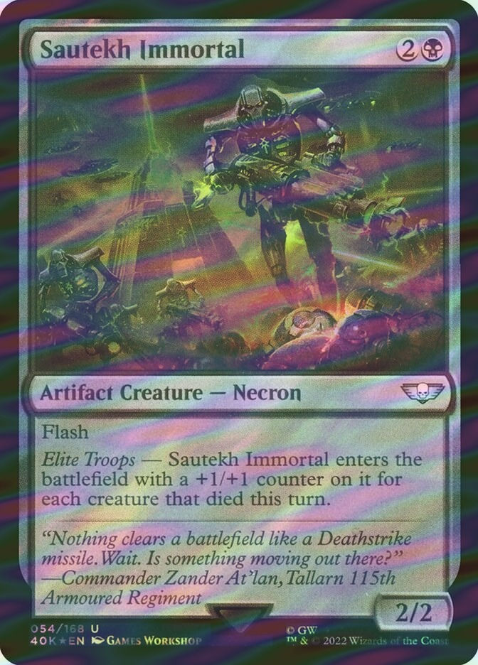 Sautekh Immortal (40K) (54★) / Surge Foil