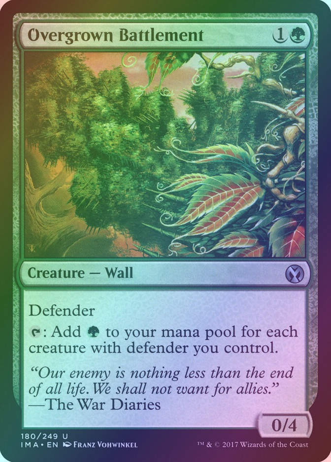 Overgrown Battlement (IMA) (180) / Foil