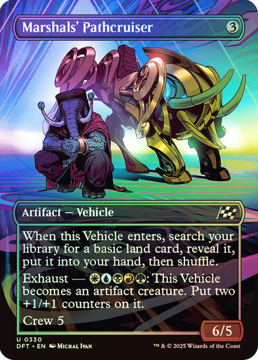 Marshals' Pathcruiser (DFT) (330) / Foil / Borderless