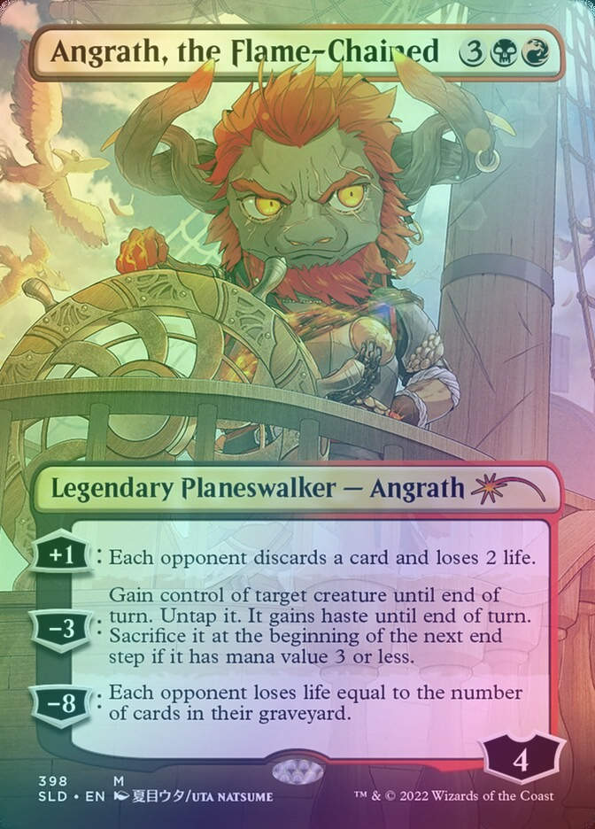 Angrath, the Flame-Chained (SLD) (398) / Borderless / Foil
