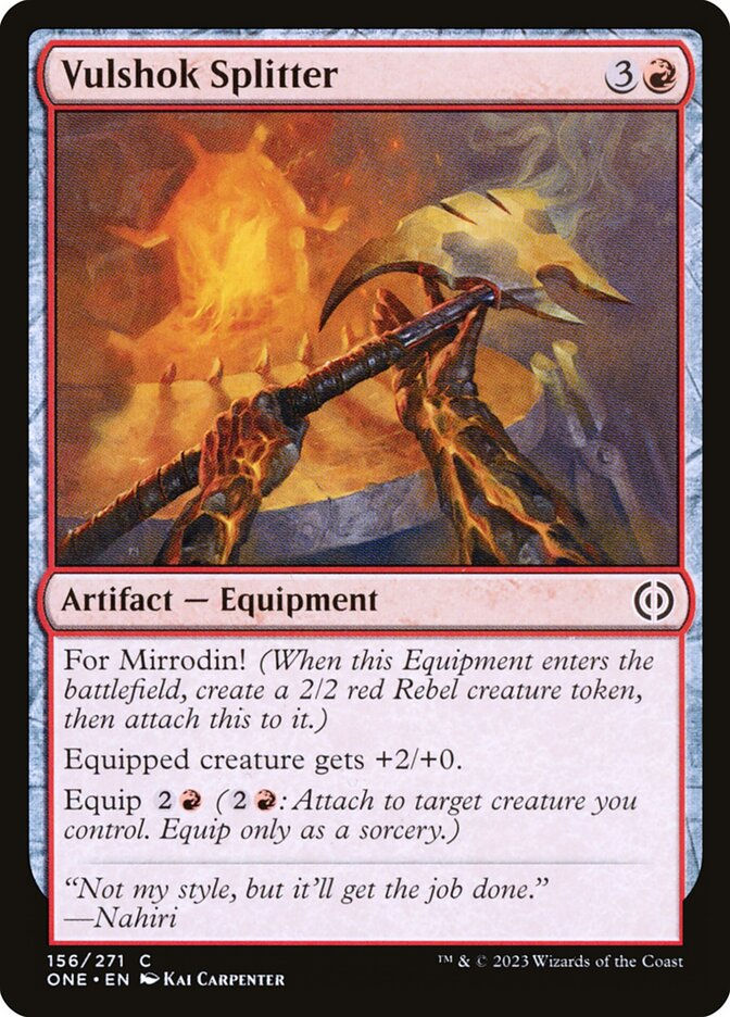 Vulshok Splitter (ONE) (156)