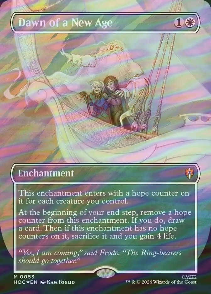 Dawn of a New Age (HOC) (53) / Surge Foil