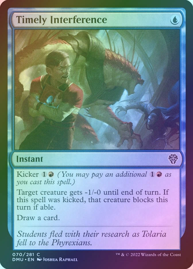 Timely Interference (DMU) (70) / Foil