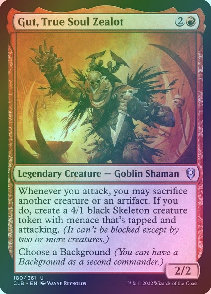 Gut, True Soul Zealot (CLB) (180) / Foil