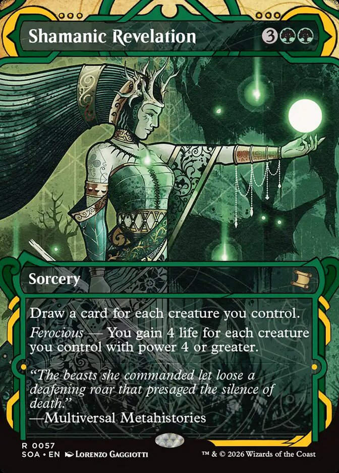 Shamanic Revelation (SOA) (57) / Borderless / Showcase