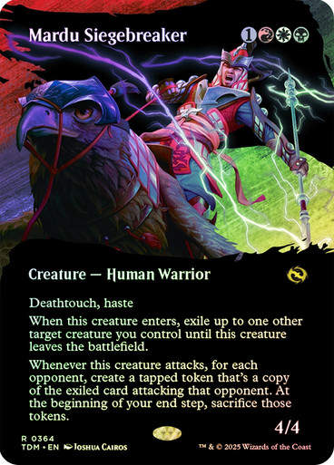 Mardu Siegebreaker (TDM) (364) / Foil / Showcase BL