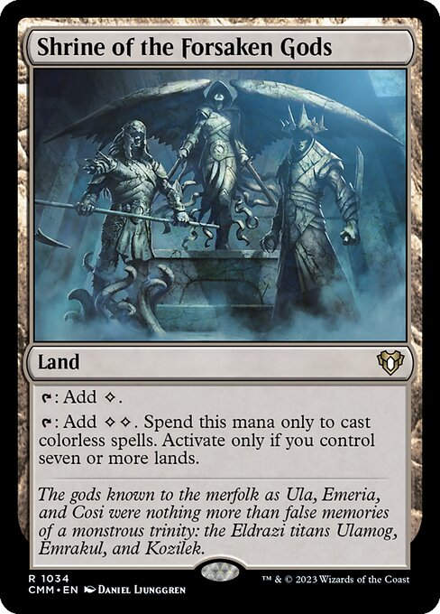 Shrine of the Forsaken Gods (cmm) (Commander Deck)