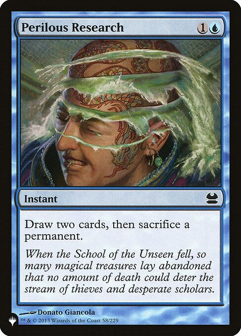 Perilous Research (PLST) (MMA-58)