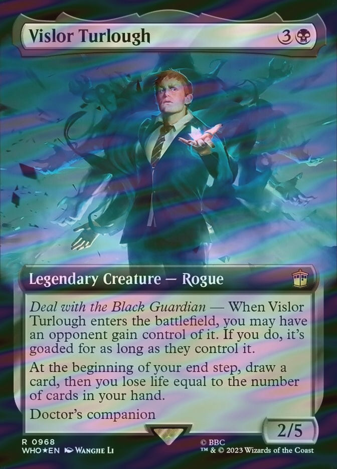 Vislor Turlough (WHO) (968) / Extended Art / Surge Foil